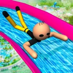 Logo of Stickman Water Slide Theme Park Fun android Application 